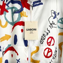 最高級EU製＆定価7万◆UABONI*Paris*ジャケット*ユアボニ*パリ発◆高級リネン/麻 個性 オシャレ ネイティブ柄 アメカジ 定番 XL/50サイズ_画像6