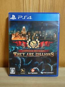 PS4 ゾンビサバイバル コロニービルダー THEY ARE BILLIONS 即決有り