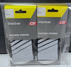 【S】2足セット GripGrab Racing Stripes Black / White アーチサポート / グリップグラブ ロードバイク サイクリング ソックス 靴下