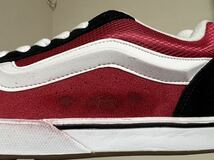 VANS V360 KNU SKOOL 8h 26.5cm ブラックレッド 国内正規品 確認箇所有 ニュースクール アウトレット_画像9