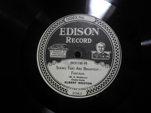 **ejison record SCENES THAT ARE BRIGHTEST FANTASIA - ALBERT WESTON / THE LAST ROSE OF SUMMER secondhand goods **[5838]