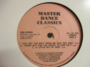 ★ VA ： Master Dance Classics 12'' ☆ (( Disco Dance Classics!!! / Nick Straker Band - A Little BIt Of Jazz / Alicia Myers 他