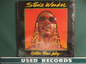 ★ Stevie Wonder ： Hotter Than July LP ☆ (( 「Happy Birthday」、「Master Blaster( Jammin' )」収録 / 落札5点で送料当方負担