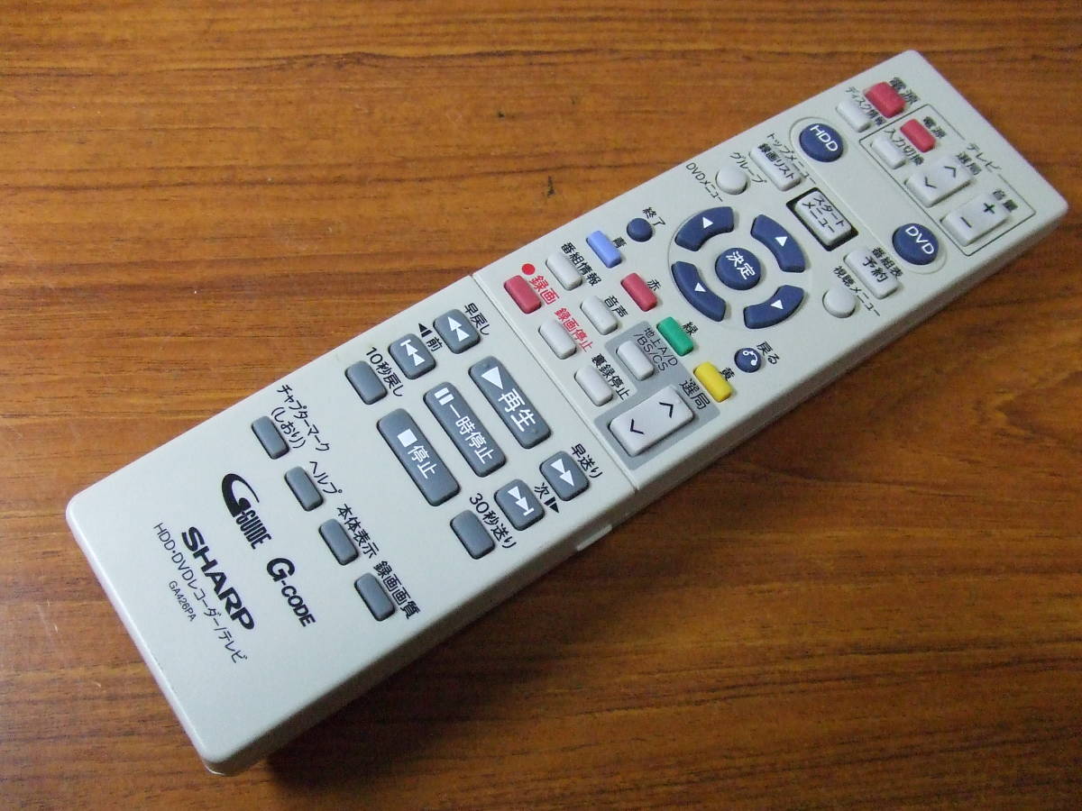 年最新ヤフオク! シャープ dvdリモコンの中古品・新品・未使用