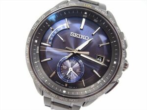 【正規品】13676Cf 1円 SEIKO セイコー 8B63-0AD0 SAGA239 ブライツ フライト エキスパート 山縣亮太 メンズ 電波ソーラー 時計 ケース43mm