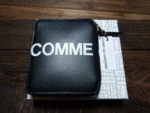 ☆COMME des GARCONS☆コムデギャルソン☆財布☆CDG WALLET☆HUGE LOGO☆黒☆SA2100HL☆_画像1