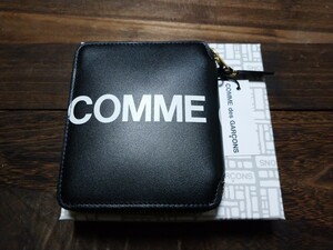 ☆COMME des GARCONS☆コムデギャルソン☆財布☆CDG WALLET☆HUGE LOGO☆黒☆SA2100HL☆