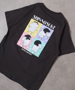 新品未使用タグ付き クレヨンしんちゃん バックプリントTシャツ しんのすけ