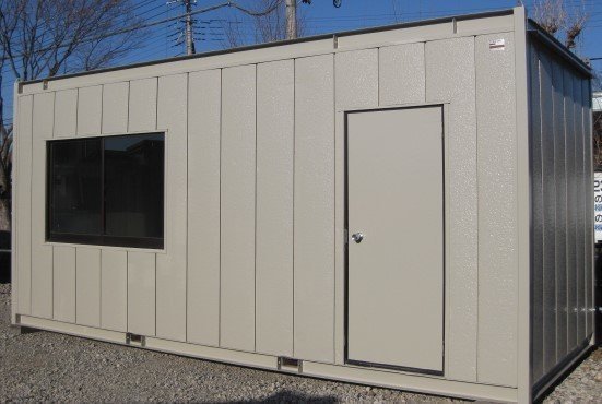 組立式プレハブユニットハウス Aタイプ 14帖/住宅/物置/ログハウス