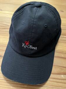KoOlina ゴルフキャップ 黒 ブラック 美品 コオリナ てんとう虫 ハワイ Hawaii LEVEL WEAR GOLF ゴルフウェア 帽子 CAP