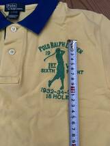 送料込み！RalphLauren 半袖ポロシャツ 黄色 イエロー Lサイズ 14-16 160サイズ ボーイズ GOLF POLO ラルフローレン 半袖シャツ_画像8