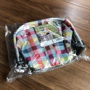 新品未使用 カクセー かわいいたためるカゴ KONBINI カラフル