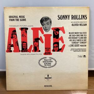 【LP】ソニー・ロリンズ/ SONNY ROLLINS / アルフィー / ALFIE / US盤 / impulse! A-9111 オレンジレーベルVAN GELDER MONO