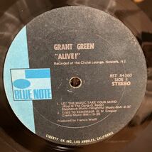 【LP】グラント・グリーン / GRANT GREEN / アライブ! / ALIVE! / US盤 / BLUE NOTE BST 84360 青黒リバティ VAN GELDER_画像4