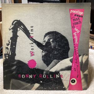 【LP】オリジ★ソニー・ロリンズ / SONNY ROLLINS /ワークタイム/ WORKTIME / プレステージ / PRLP 7020 US盤 NYC 手書きRVGピンク