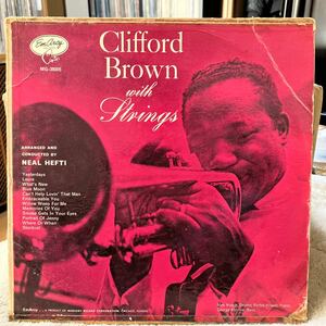 【LP】オリジ★クリフォード・ブラウン / CLIFFORD BROWN / ウィズ・ストリングス/ WITH STRINGS / US盤 / EMARCY MG 36005 MONO 銀環