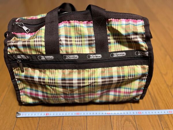 レスポートサック 2way ボストンバッグ チェック柄
