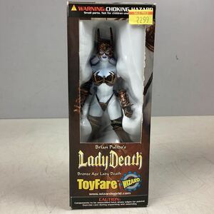 ko52 Bronze Age Lady Death ブロンズエイジ レディ デス Lady Death アクションフィギュア フィギュア 当時物 中袋未開封 中古 WIZARD 