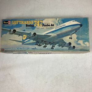 ko56 Revell LUFTHANSA Boeing 747 Jumbo Jet 1/144 ボーイング プラモデル 当時物 航空機 飛行機 中袋未開封 未組立