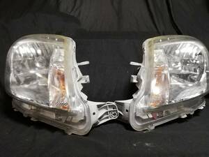 3414 M502E Passo tese Toyota HID head light left right set yellow tint has removed .KOITO 100-51959 levelizer - have 