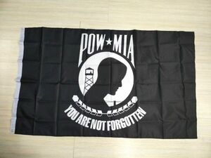 POW MIA US Military 国旗 大型フラッグ 150X90 未使用