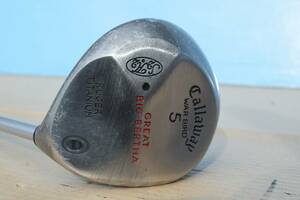 G0218 * L キャロウェイ 5W★Callaway WAR BIRD GREAT BIG BERTHA S2H2★REGULAR FLEX★