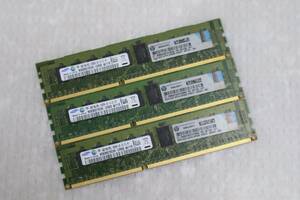 E0753 H L SAMSUNG 4GB 1Rx4 PC3-10600R-09-10-C1-P1 сервер для память 3 шт. комплект 