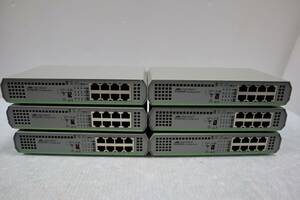 E4986 & 6台セット！Allied Telesis CentreCOM/アライドテレシス 8Port Gigabit Switch AT-GS910/8