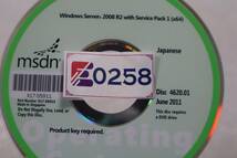 E0258 K L Windows Server 2008 R2 SP1 (x64) msdn ライセンスキーあり_画像4