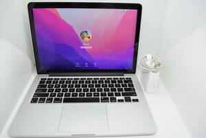 CB3490 T 【充電器付き】Apple MacBook Pro 2015 A1502 Core i5 1.6GHz RAM:8GB/SSD:256GB MacOS Monterey 認証済 画面汚れ（写真7枚目）