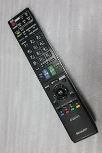 CB1344 & L　SHARP シャープアクオス テレビリモコン GA881WJSA 動作確認済み1週間保証付き　安心の不良返品保