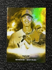 大谷翔平 2020 Topps Fire Smoke & Mirrors Gold Minted #SM-16 Shohei Ohtani MLB