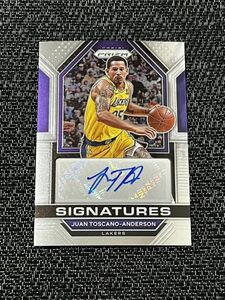 Juan Toscano-Anderson フアン・トスカーノ・アンダーソン 2022-23 Panini NBA Prizm Auto 直筆サイン レイカーズ ジャズ