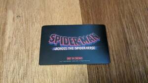 使用済みムビチケ「スパイダーマン：アクロス・ザ・スパイダーバース」