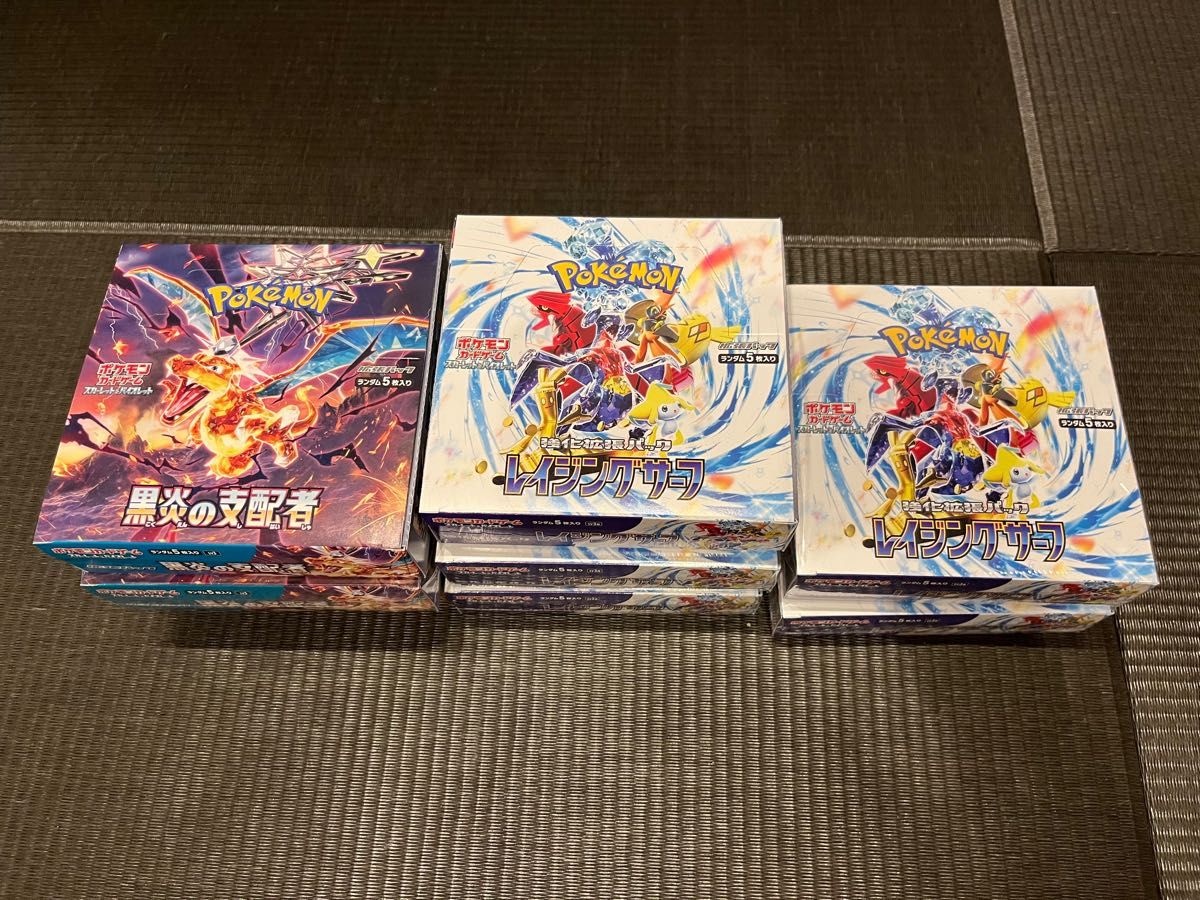 ポケモンカード 黒炎の支配者 .151 .レイジングサーフ 5boxセット-