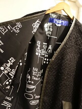 JUNYA WATANABE ジュンヤワタナベ ジュンヤ × バスキア ジャケット ノーカラー 2023SS 23SS 未使用 定価137500円 WK-J002_画像7