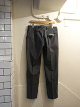 BARONIO　Wool　スラックス　パンツ　▲濃いめのグレー　未使用　正規品_画像3