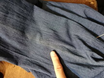 アナクロノーム　薄手　デニムシャツ　インディゴ　シャツ　サイズ01_画像10