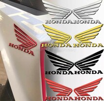 ホンダ　立体3Dエンブレム　大【シルバー】HONDAステッカー　カスタム2枚セット 両面テープ カール アクセサリー パーツ 新品_画像4