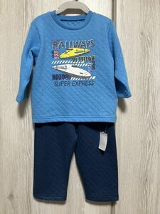  Shinkansen пижама верх и низ в комплекте теплый 80cm Kids мужчина осень-зима 