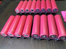 C99　INR18650リチウムイオン　単電池 　16本セット　4.04-4.17V　ジャンク品です！！！_画像3