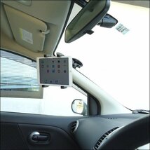 車載 タブレット PC ホルダー [P] モバイルホルダー ガラス吸着タイプ iPad PCホルダー 7-12インチ対応/23ш_画像5