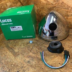  Lucas original head light 7 -inch Triumph AJS BSA 99-9968 LUCAS triumph (WW50207L)