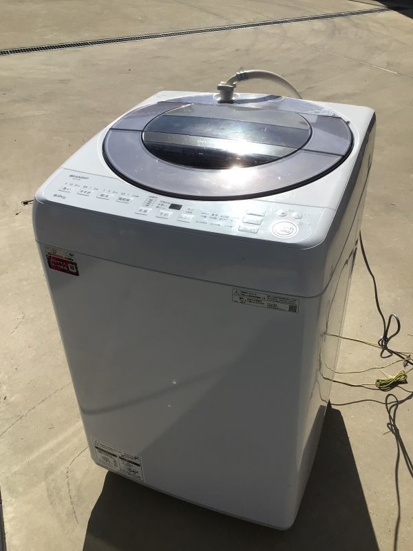 2023年最新】ヤフオク! -シャープ 洗濯機 8kg(洗濯機一般)の中古品