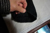 LOUIS CHAVION 製 セーター ＬＬサイズ 虫食い無し 黒色 中古Usedクリーニング済みUsedクリーニング済み_画像3