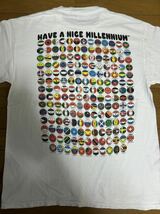 2000年 USA製 have a nice day ミレニアム スマイリー vintage Tシャツ 古着 L smile スマイル tee nirvana kurt cobain レッチリ バンド_画像9