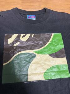 2006年 a bathing ape bape basic camo Tシャツ 古着 L カモ 迷彩 tee アメカジ エイプ ベイプ アベイシングエイプ nigo