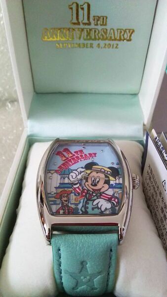 新品 未使用 箱入り ディズニーシー TDS 11周年 ウォッチ 腕時計 時計 ミッキー ウッディ トイ・ストーリーマニア ピクサー トイマニ