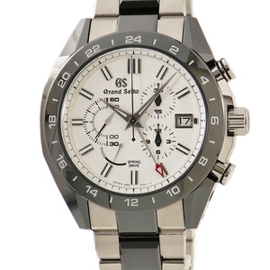 【3年保証】 グランドセイコー スポーツコレクション スプリングドライブ GMT SBGC221 9R86-0AG0 白 バー 生産終了 自動巻き メンズ 腕時計