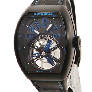 【3年保証】 フランクミュラー ヴァンガード グラビティ トゥールビヨン V45T GRAVITY CSTTNRBRBL OH済 国内正規 手巻き メンズ 腕時計